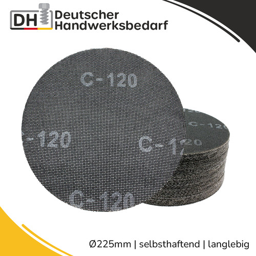 Klett schleifgitter 225mm - klett-schleifgitter,